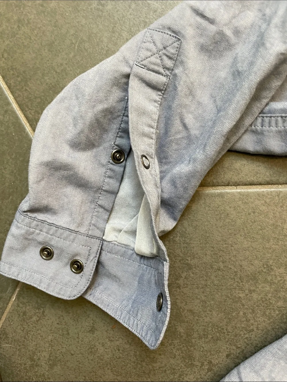 ExOfficio Men's Chambray Utility Shirt Jacket S